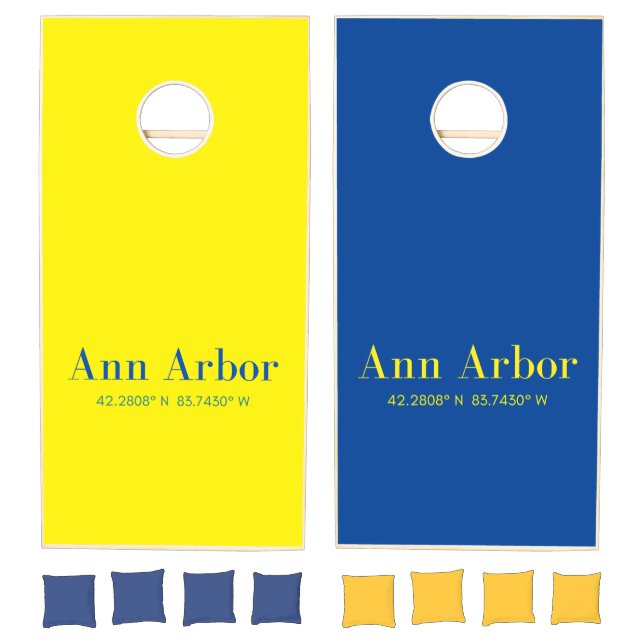 Ann Arbor Cornhole Yard Game (Set)