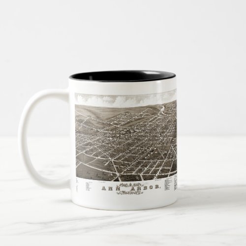 Ann Arbor _ Michigan _ 1880 Two_Tone Coffee Mug