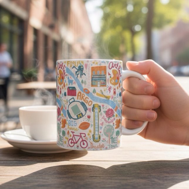 Ann Arbor Michigan Favorite Things Coffee Mug (Creator Uploaded)