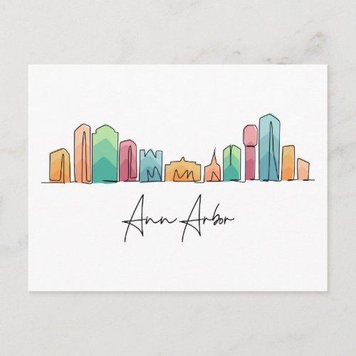 Ann Arbor MICHIGAN Postcard