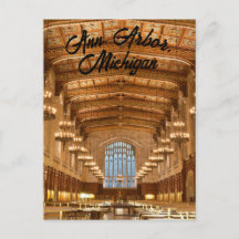 Ann Arbor, Michigan Postcard