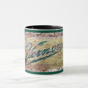 Ann Arbor Michigan Vernors Brick Wall Vintage Mug