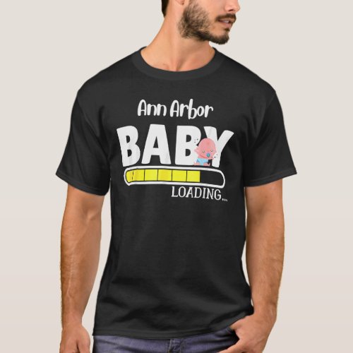 Ann Arbor Native Pride  State Baby Parent Mom Dad T_Shirt