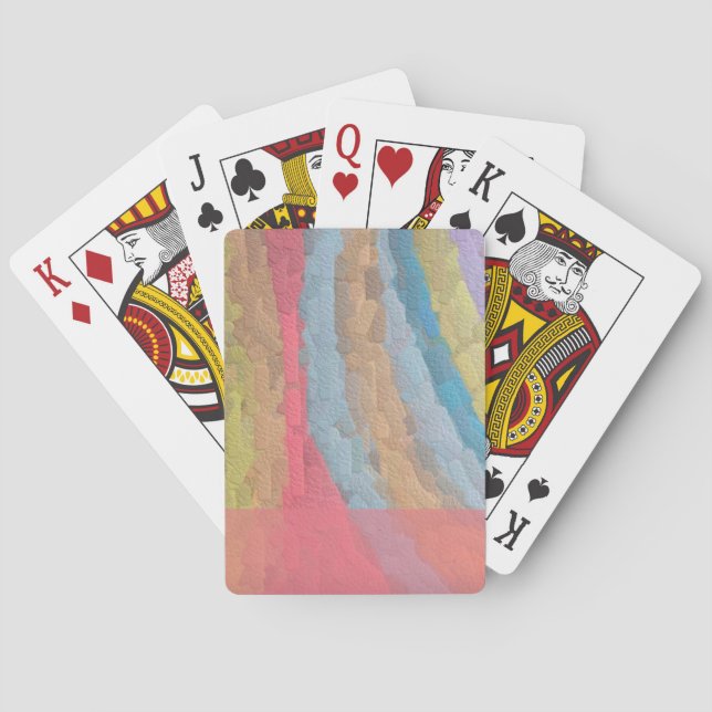 Ann Arbor Pastel Chalk  Poker Cards (Back)