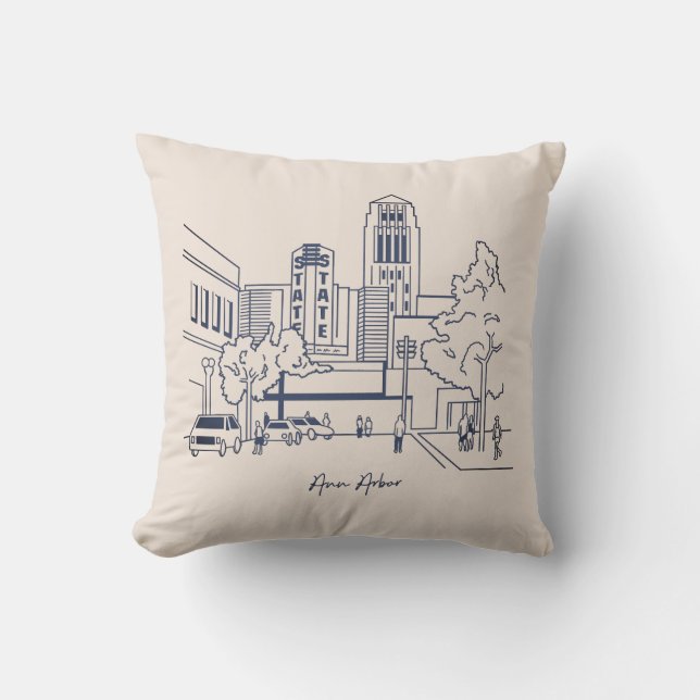 Ann Arbor Pillow (Front)