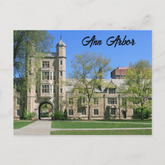 Ann Arbor Post Card Michigan