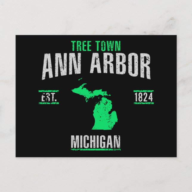 Ann Arbor Postcard (Front)