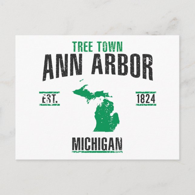 Ann Arbor Postcard (Front)