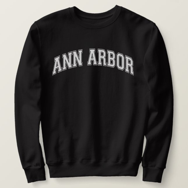 ANN ARBOR University-Style Sweater America College (Design Front)