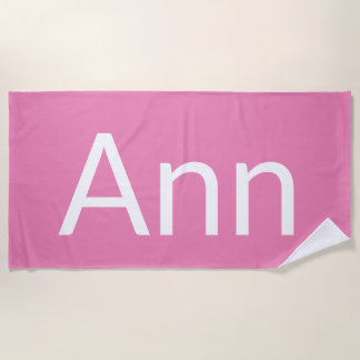 Ann Beach Towel