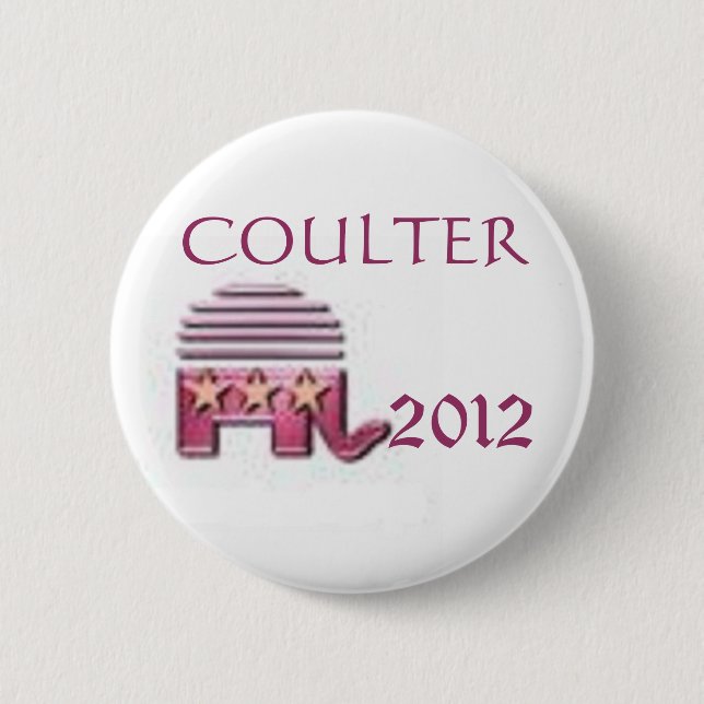 Ann Coulter 2012 Pinback Button (Front)