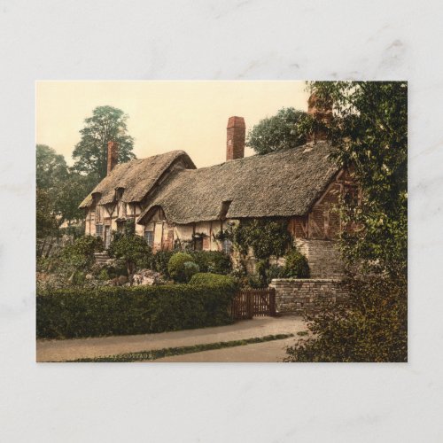 Ann Hathaways Cottage Stratford_on_Avon England Postcard