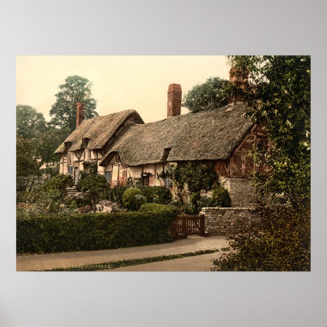 Ann Hathaway's Cottage, Stratford-on-Avon, England Poster (Front)