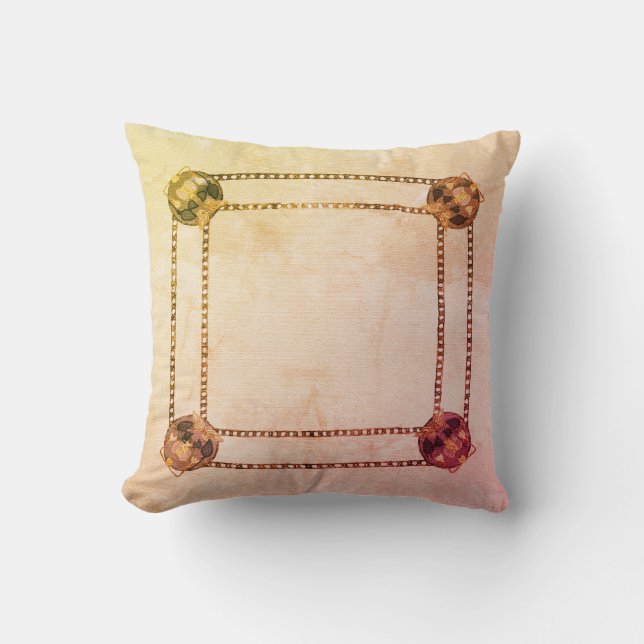 Ann Macbeth Butterflies Throw Pillow (Front)