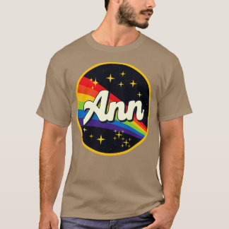 Ann Rainbow In Space Vintage Style T-Shirt