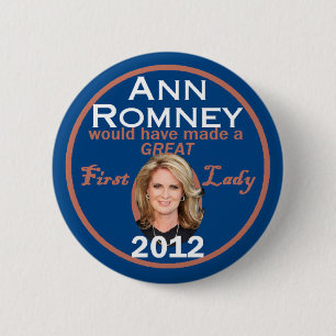 ANN ROMNEY PINBACK BUTTON