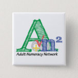 Ann Square Pin With Logo at Zazzle
