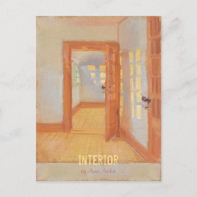 Anna Ancher Interior Brøndum's annex CC0042 Postcard (Front)