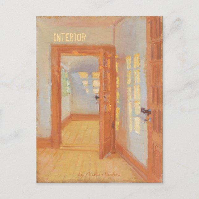 Anna Ancher Interior Brøndum's annex CC0052 Postcard (Front)