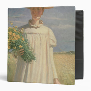 Anna Ancher returning from Flower Picking, 1902 Binder