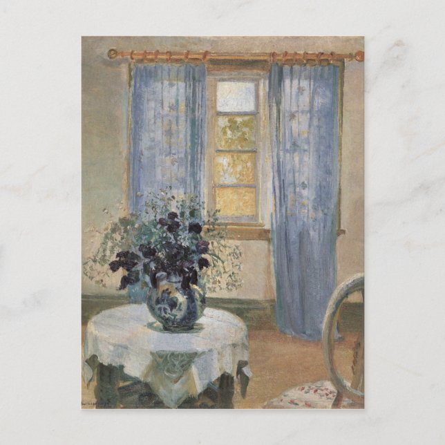 Anna Ancher's Blue Clematis in the Artist's Studio Postcard (Front)