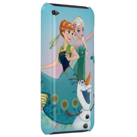 Anna and Elsa | Celebrate Sisterhood Barely There iPod Cover (Back/Right)