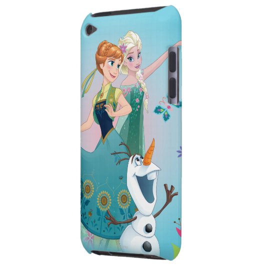 Anna and Elsa | Celebrate Sisterhood Barely There iPod Cover (Back Left)
