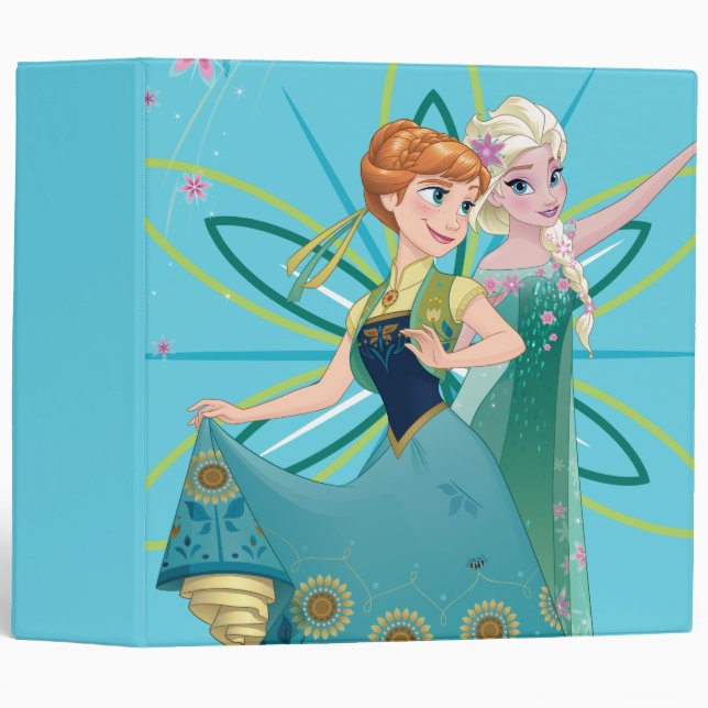 Anna and Elsa | Celebrate Sisterhood Binder (Front/Spine)