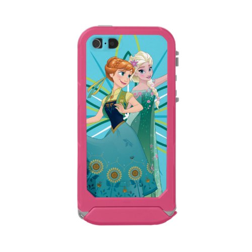 Anna and Elsa  Celebrate Sisterhood Waterproof iPhone SE55s Case