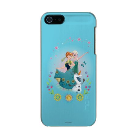 Anna And Elsa | Celebrate Sisterhood Metallic Phone Case For Iphone Se