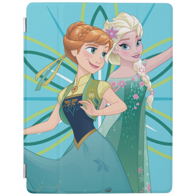Anna and Elsa | Celebrate Sisterhood iPad Smart Cover (Front)