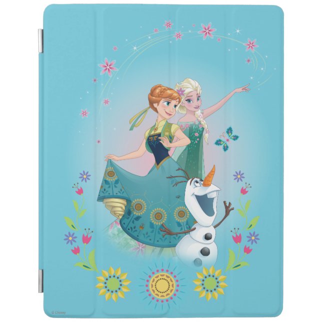 Anna and Elsa | Celebrate Sisterhood iPad Smart Cover (Front)