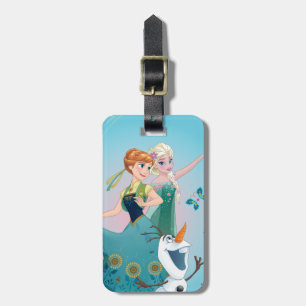 Anna and Elsa Celebrate Sisterhood Luggage Tag