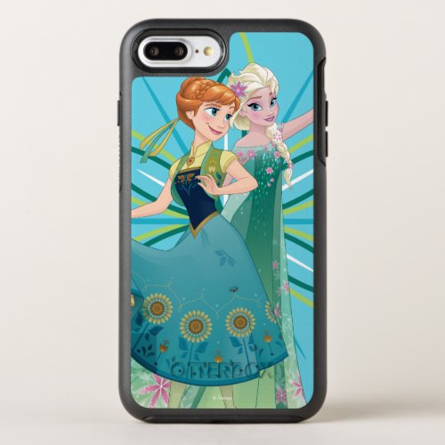 Anna and Elsa  Celebrate Sisterhood OtterBox Symmetry iPhone 8 Plus7 Plus Case