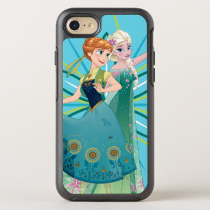Anna and Elsa   Celebrate Sisterhood OtterBox Symmetry iPhone SE/8/7 Case