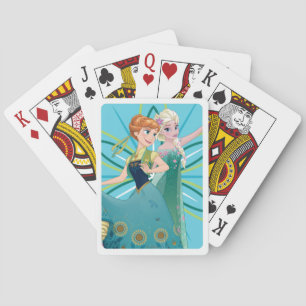 Anna and Elsa   Celebrate Sisterhood Playing Cards