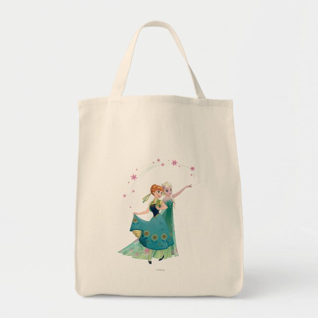 Anna and Elsa | Celebrate Sisterhood Tote Bag (Front)