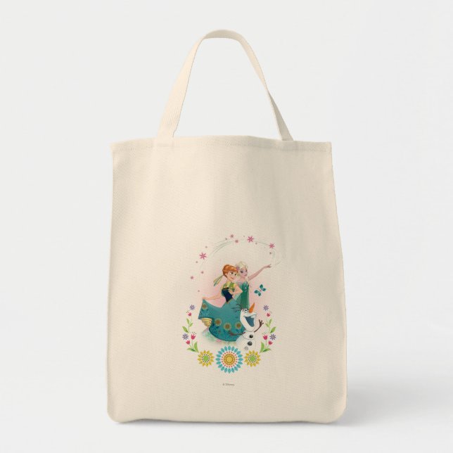 Anna and Elsa | Celebrate Sisterhood Tote Bag (Front)