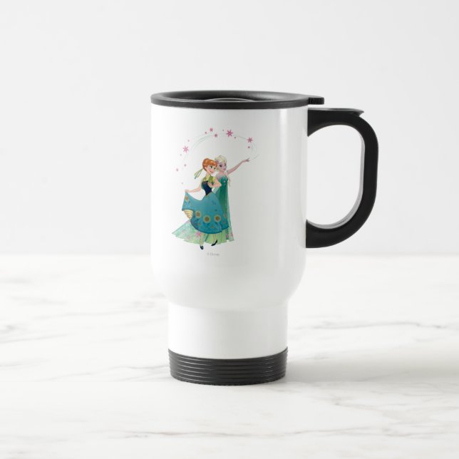 Anna and Elsa | Celebrate Sisterhood Travel Mug (Right)