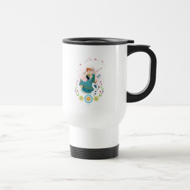 Anna and Elsa | Celebrate Sisterhood Travel Mug (Right)