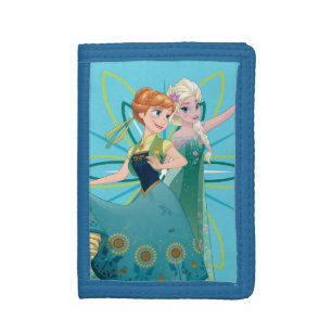 Anna and Elsa Celebrate Sisterhood Tri-fold Wallet