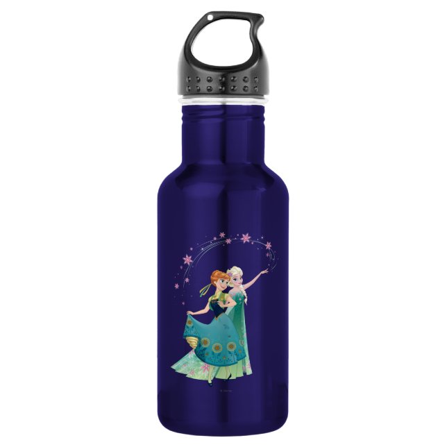 Anna and Elsa | Celebrate Sisterhood Water Bottle (Front)