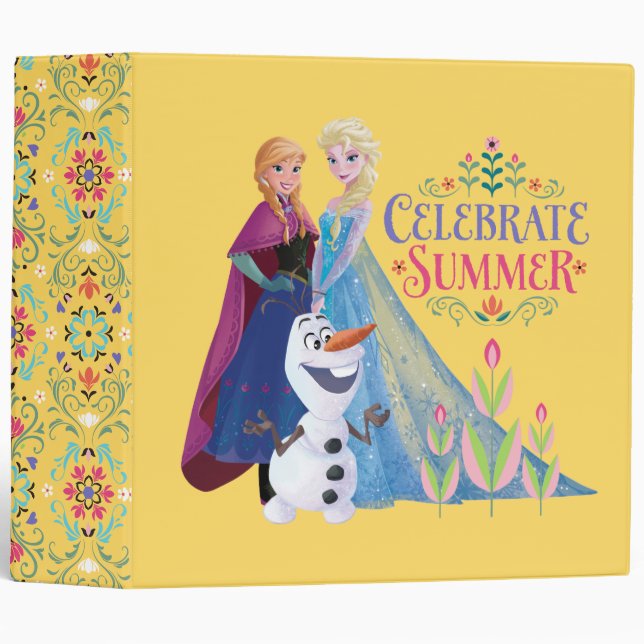 Anna and Elsa | Celebrate Summer Binder (Front/Spine)