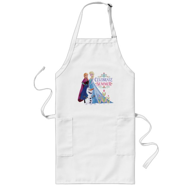 Anna and Elsa | Celebrate Summer Long Apron (Front)