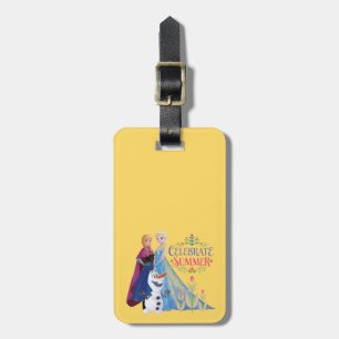 Anna and Elsa Celebrate Summer Luggage Tag