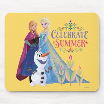 Anna And Elsa | Celebrate Summer Mouse Pad by frozen at Zazzle