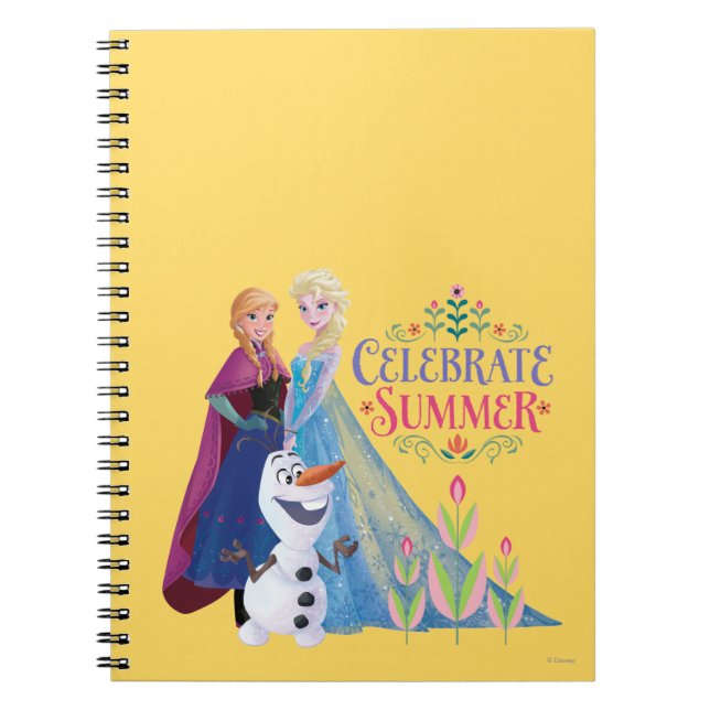 Anna and Elsa | Celebrate Summer Notebook (Front)