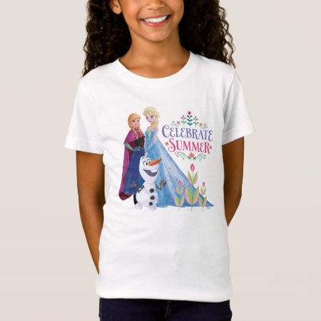 Anna And Elsa | Celebrate Summer T-shirt
