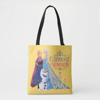 Anna And Elsa | Celebrate Summer Tote Bag by frozen at Zazzle