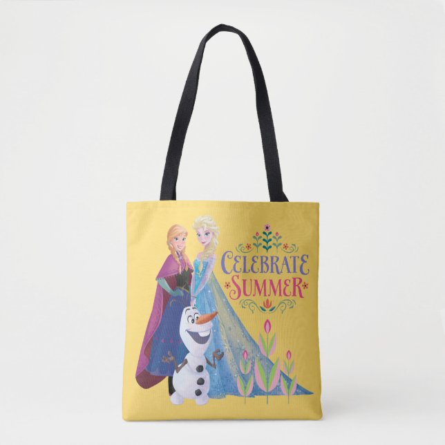 Anna and Elsa | Celebrate Summer Tote Bag (Front)